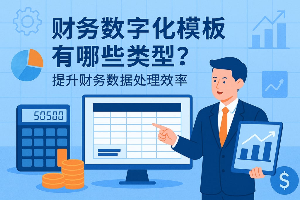 财务数字化模板有哪些类型？提升财务数据处理效率