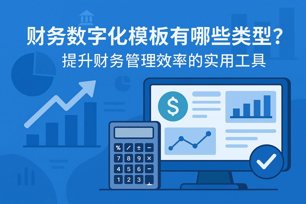 财务数字化模板有哪些类型？提升财务管理效率的实用工具
