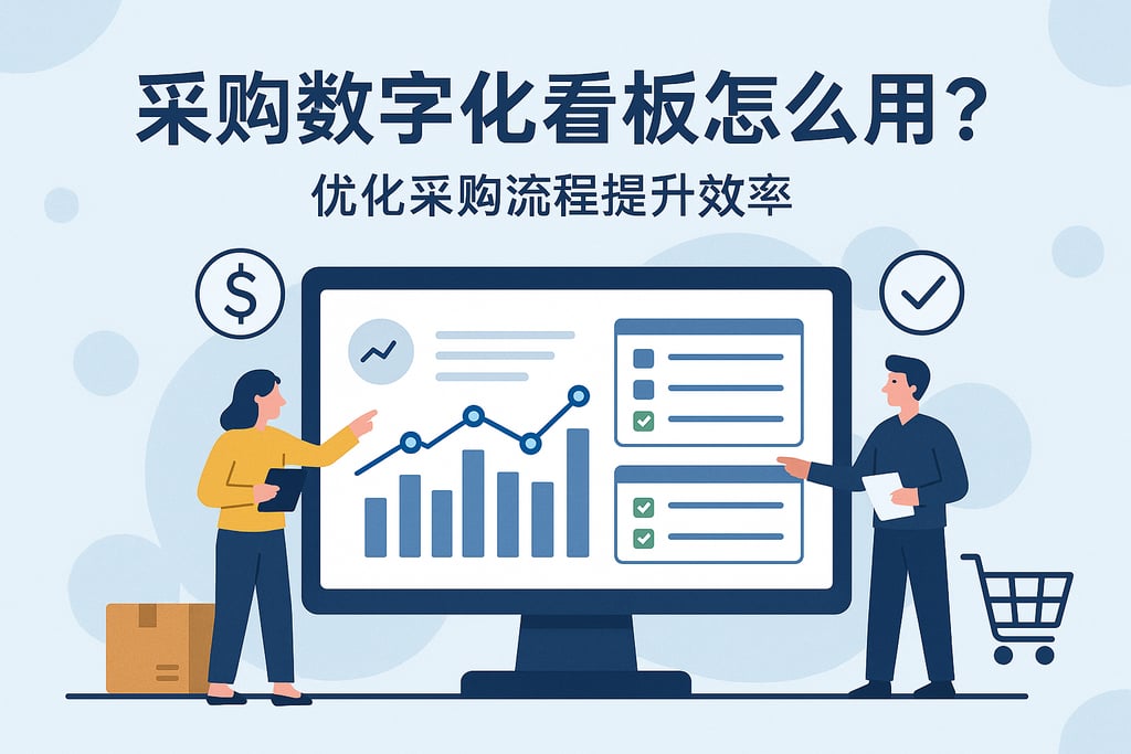 采购数字化看板怎么用？优化采购流程提升效率