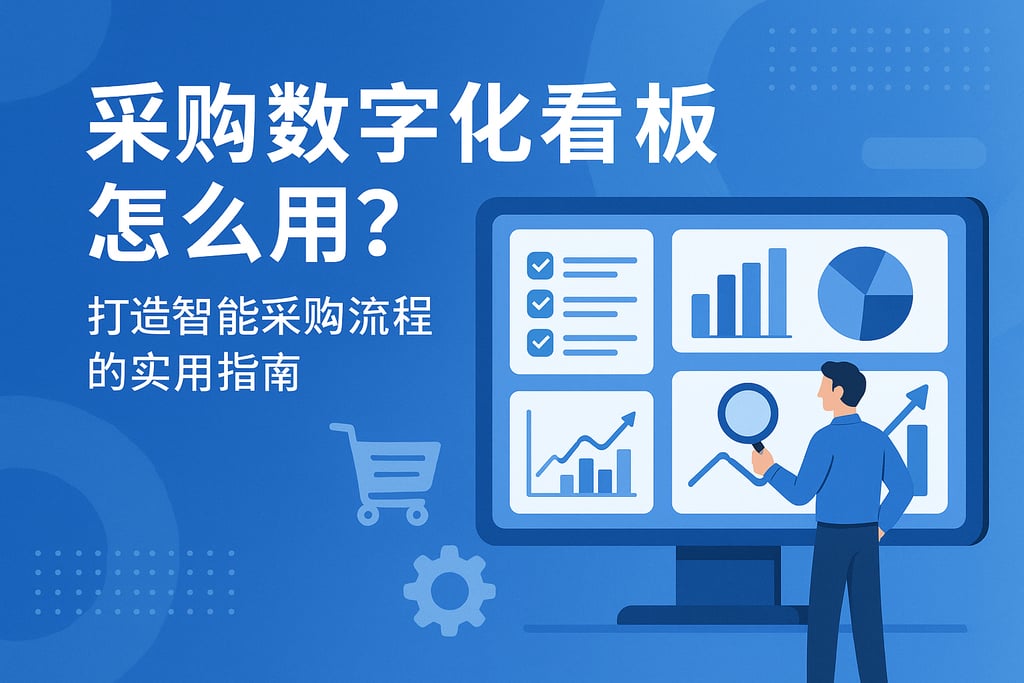 采购数字化看板怎么用？打造智能采购流程的实用指南