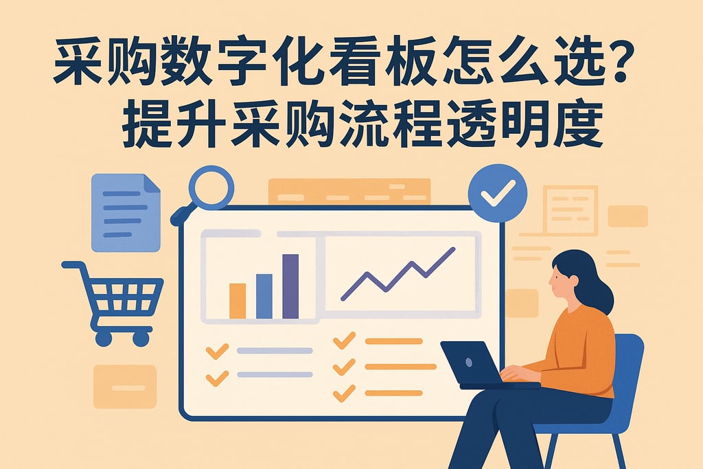 采购数字化看板怎么选？提升采购流程透明度