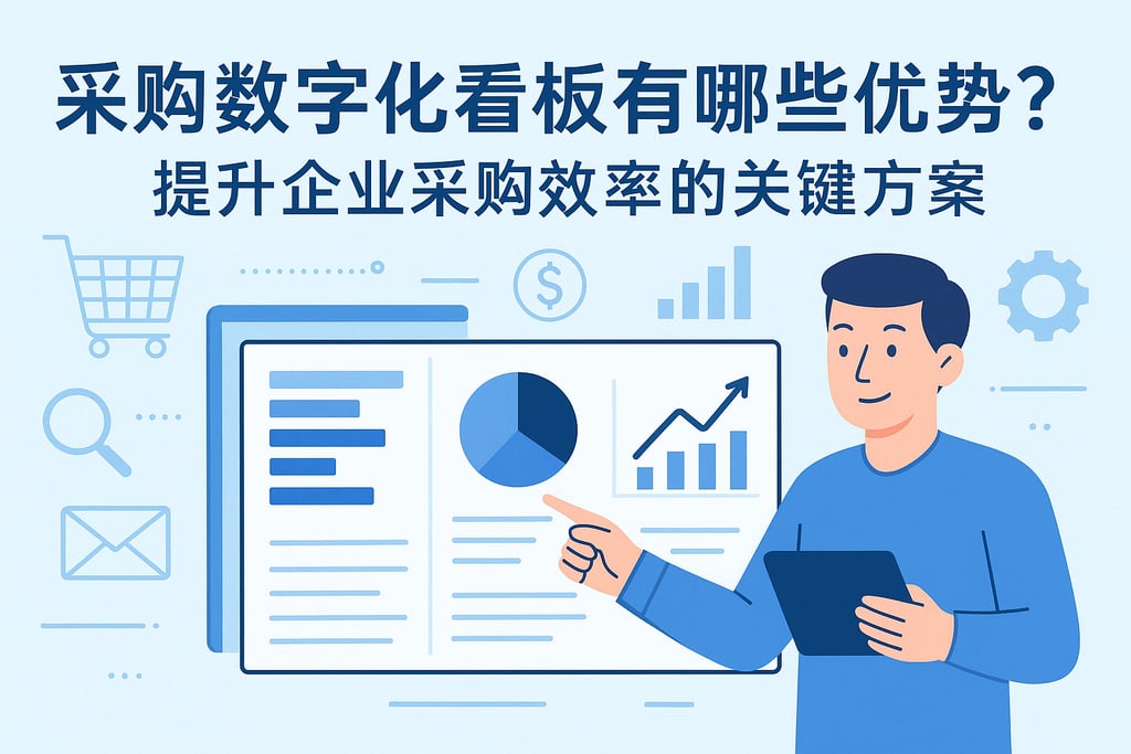 采购数字化看板有哪些优势？提升企业采购效率的关键方案