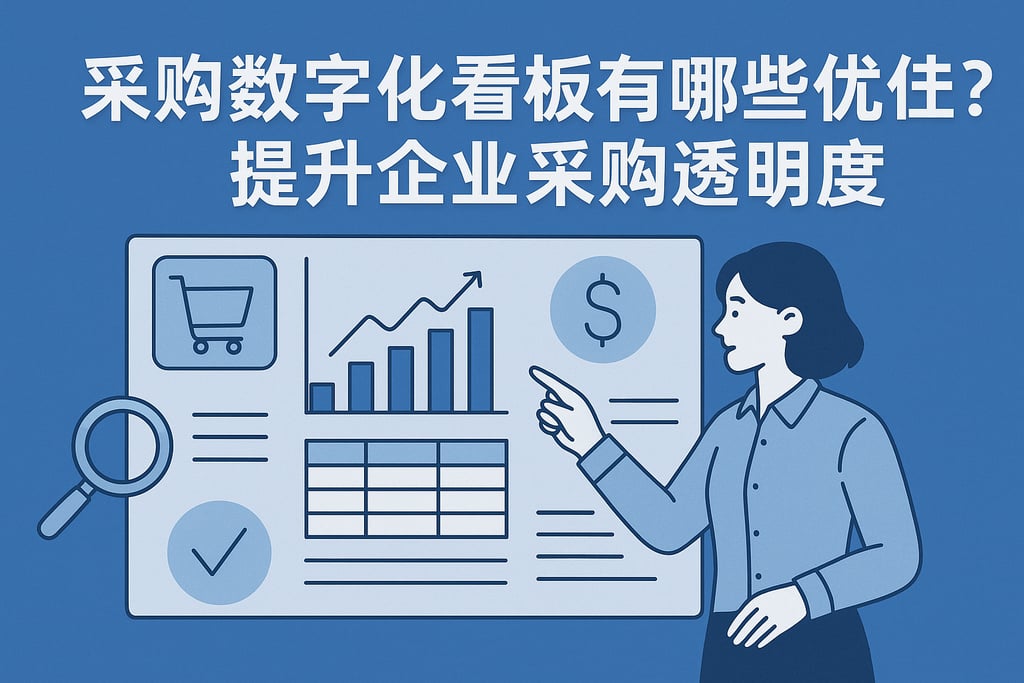采购数字化看板有哪些优势？提升企业采购透明度