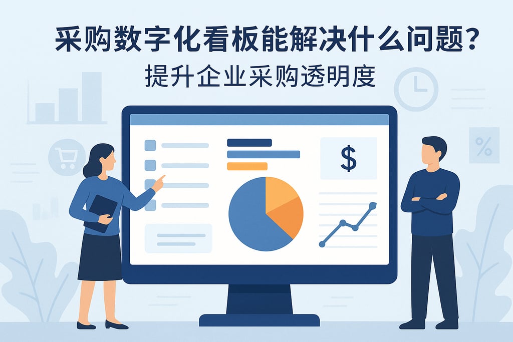 采购数字化看板能解决什么问题？提升企业采购透明度