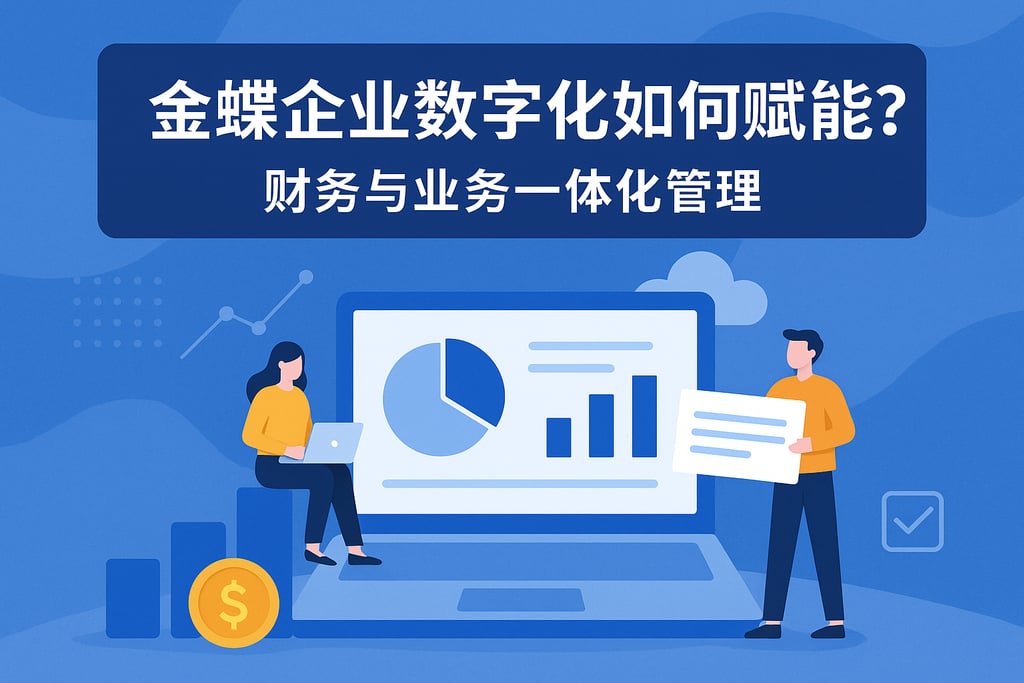 金蝶企业数字化如何赋能？财务与业务一体化管理