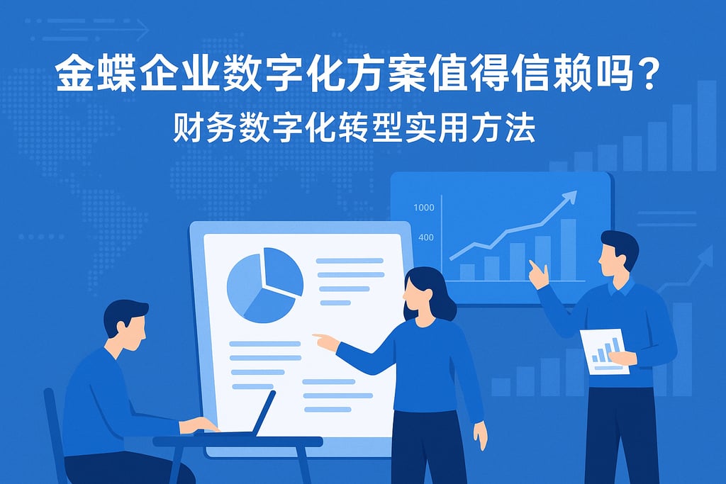 金蝶企业数字化方案值得信赖吗？财务数字化转型实用方法