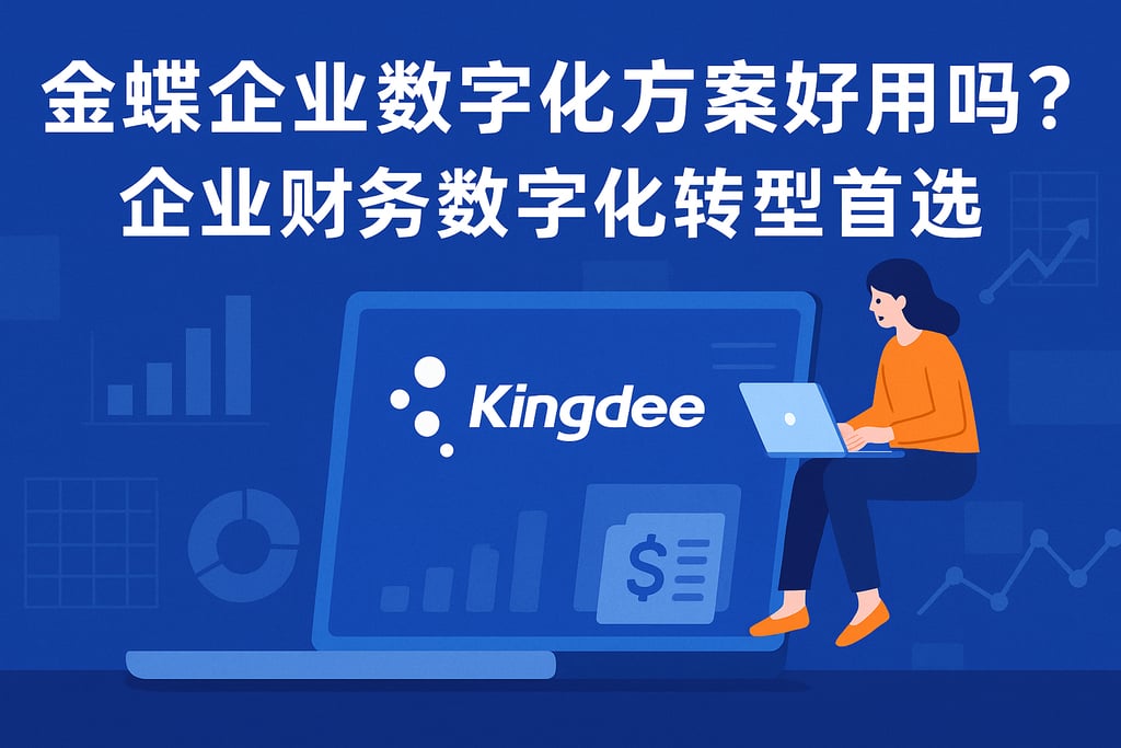 金蝶企业数字化方案好用吗？企业财务数字化转型首选