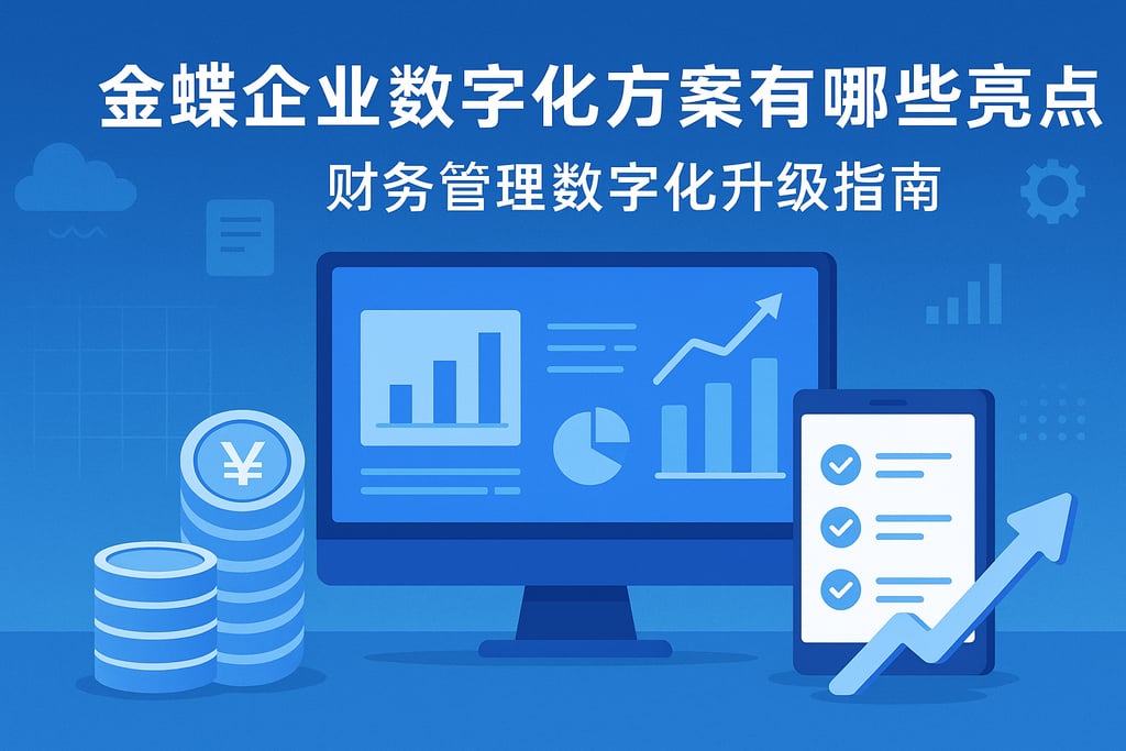 金蝶企业数字化方案有哪些亮点？财务管理数字化升级指南
