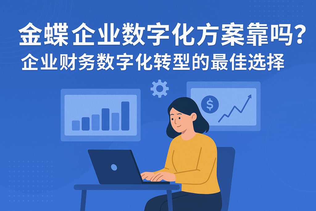 金蝶企业数字化方案靠谱吗？企业财务数字化转型的最佳选择