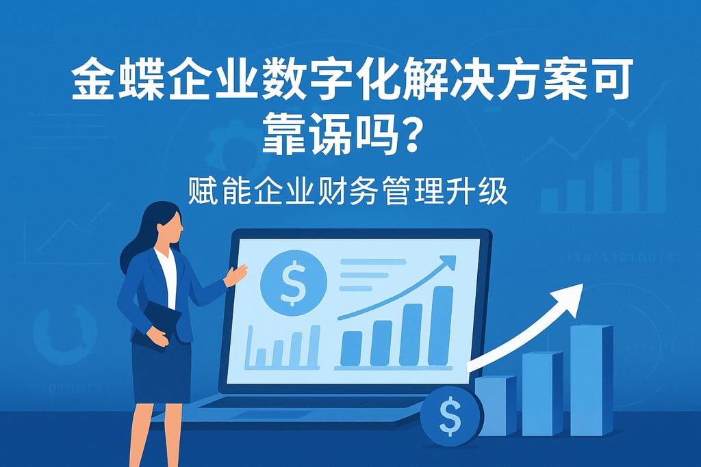 金蝶企业数字化解决方案靠谱吗？赋能企业财务管理升级
