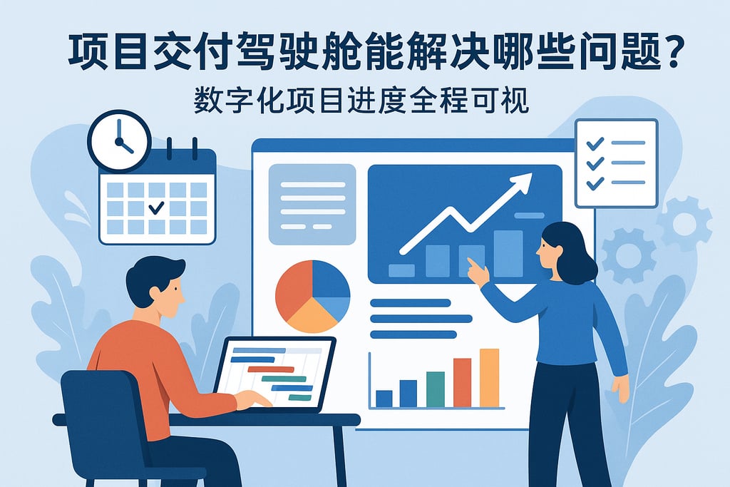 项目交付驾驶舱能解决哪些问题？数字化项目进度全程可视