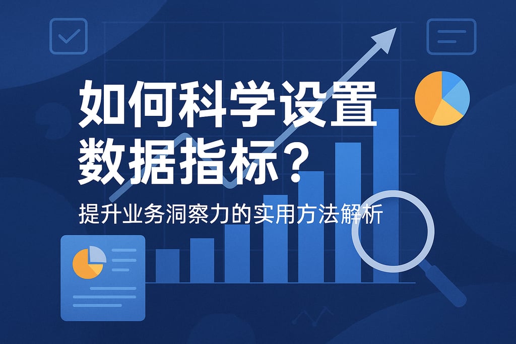 数据指标如何科学设置?提升业务洞察力的实用方法解析 - FineBI数据分析知识库
