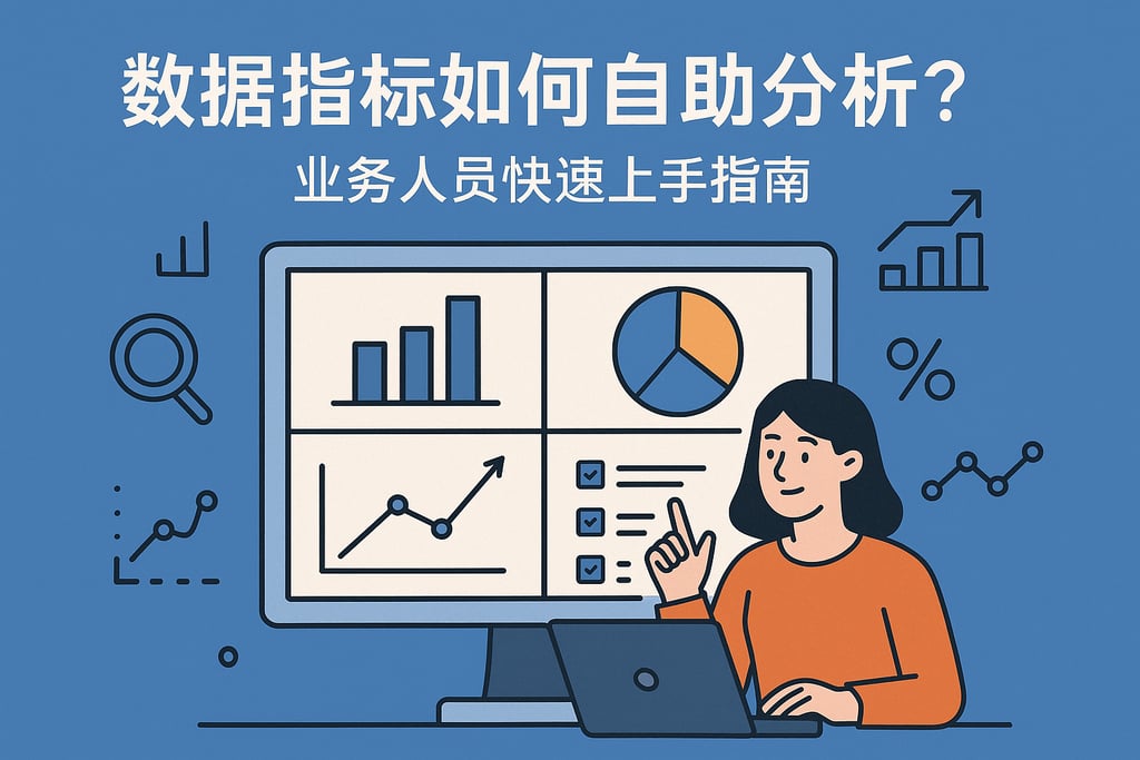 数据指标如何自助分析?业务人员快速上手指南 - FineBI数据分析知识库