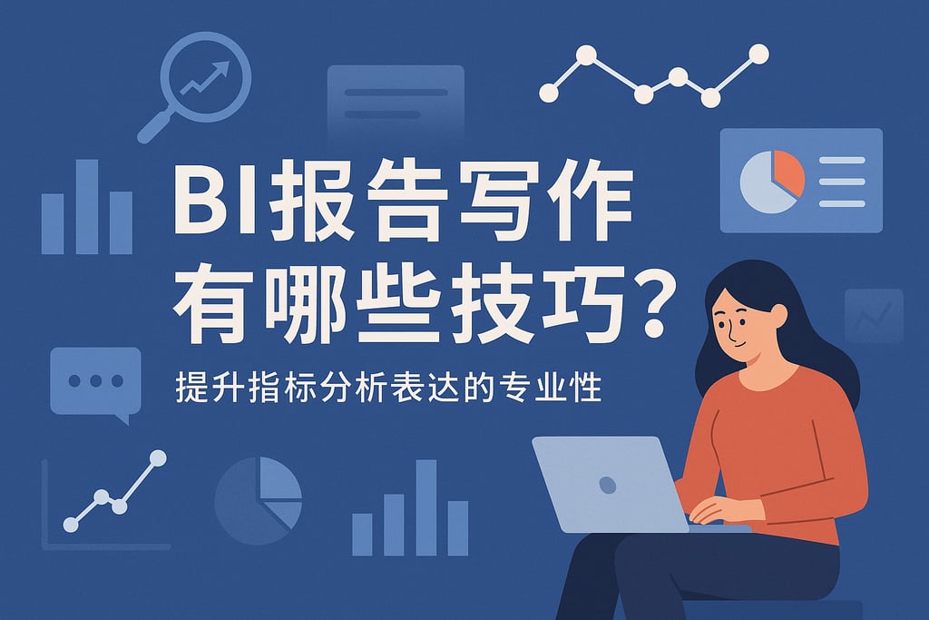 BI报告写作有哪些技巧？提升指标分析表达的专业性