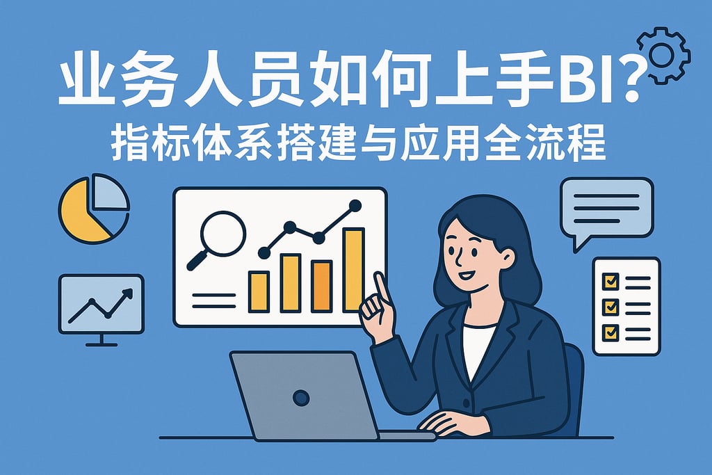 业务人员如何上手BI？指标体系搭建与应用全流程