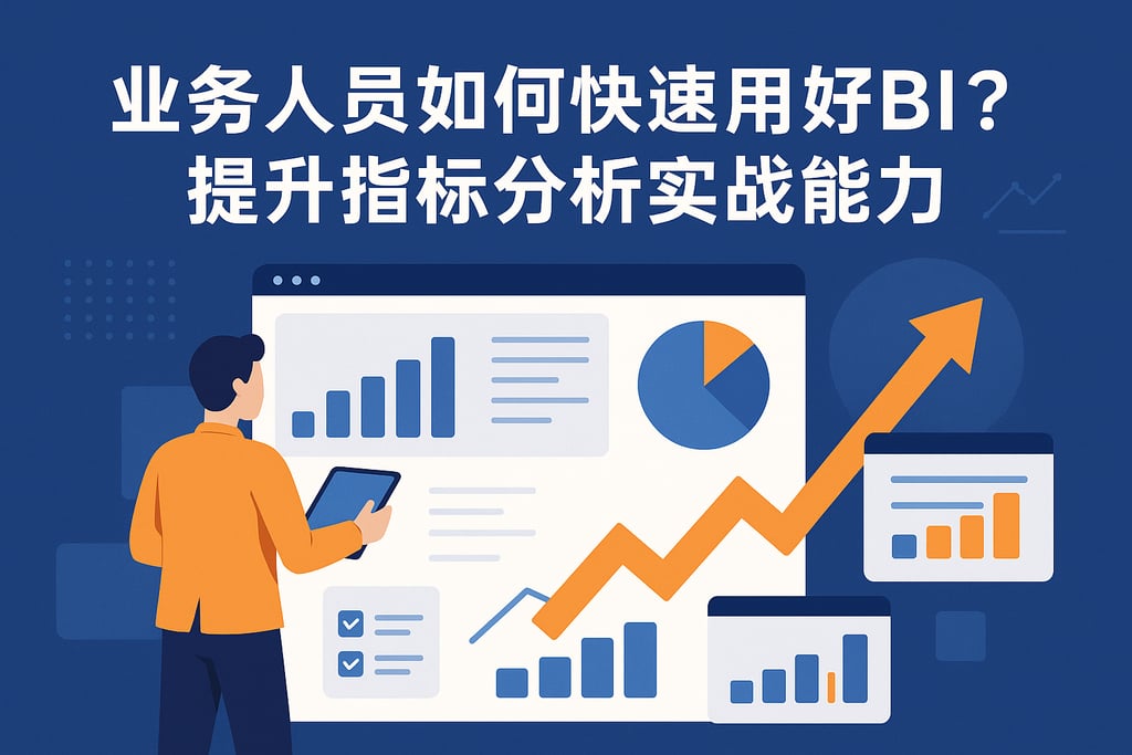 业务人员如何快速用好BI？提升指标分析实战能力