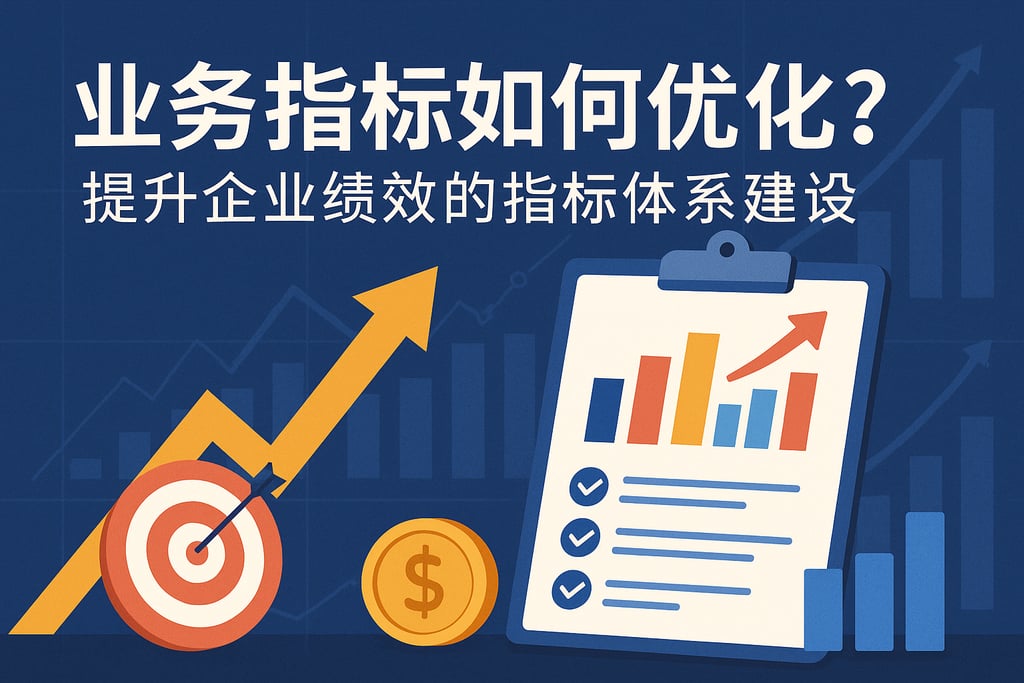业务指标如何优化？提升企业绩效的指标体系建设