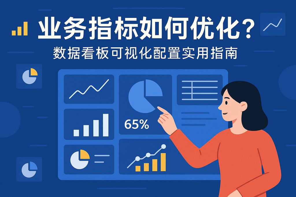 业务指标如何优化？数据看板可视化配置实用指南