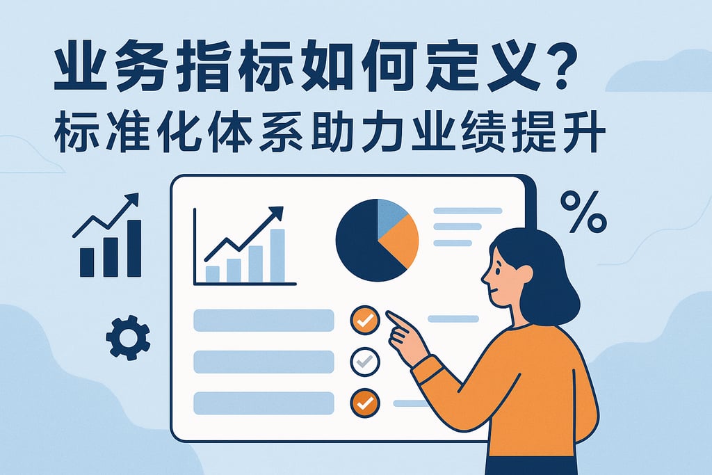 业务指标如何定义？标准化体系助力业绩提升