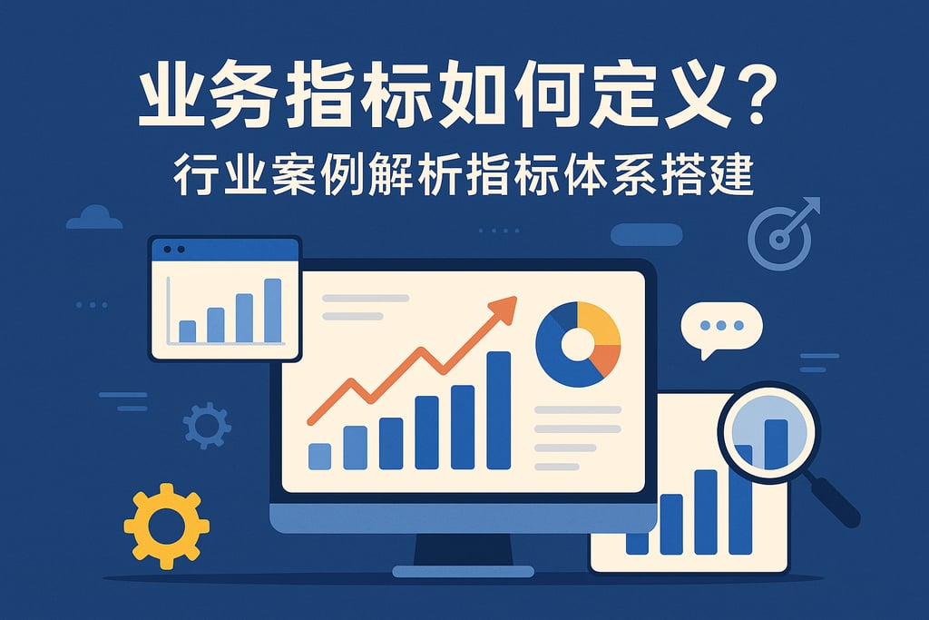 业务指标如何定义？行业案例解析指标体系搭建