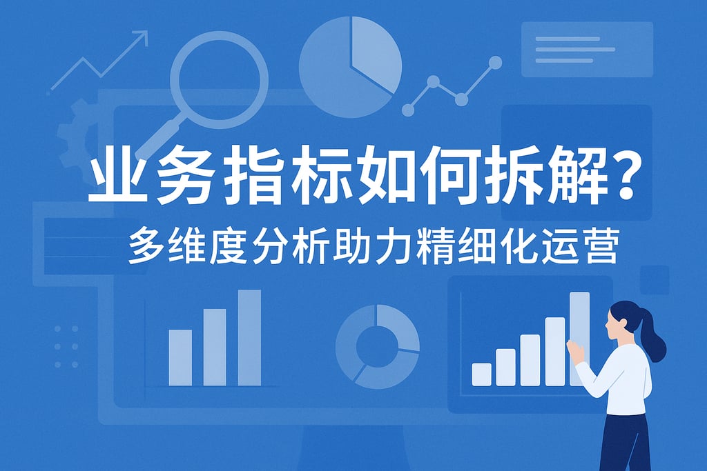 业务指标如何拆解？多维度分析助力精细化运营