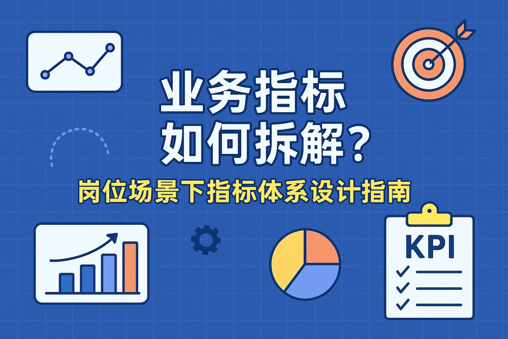 业务指标如何拆解？岗位场景下指标体系设计指南