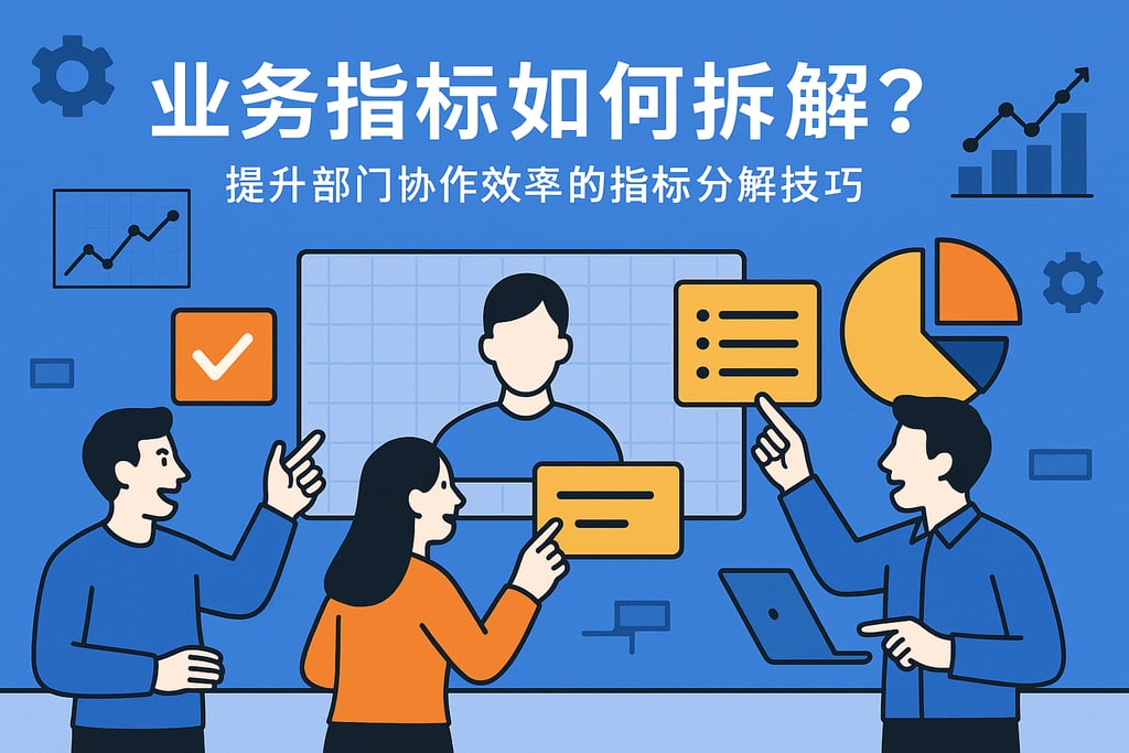 业务指标如何拆解？提升部门协作效率的指标分解技巧