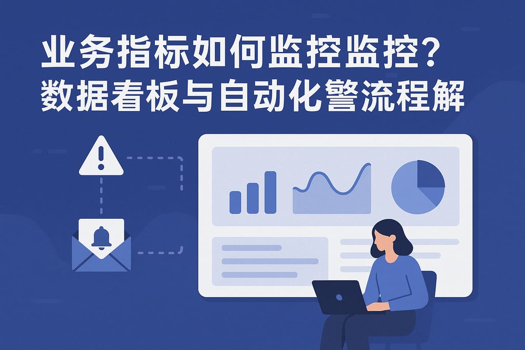 业务指标如何监控？数据看板与自动告警流程讲解