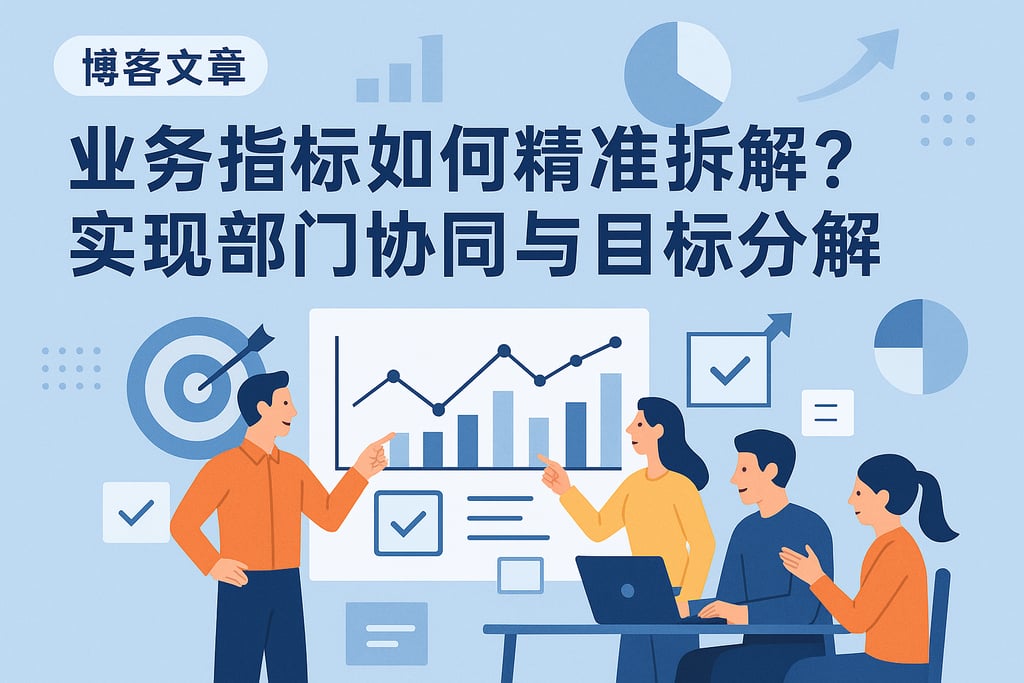 业务指标如何精准拆解？实现部门协同与目标分解