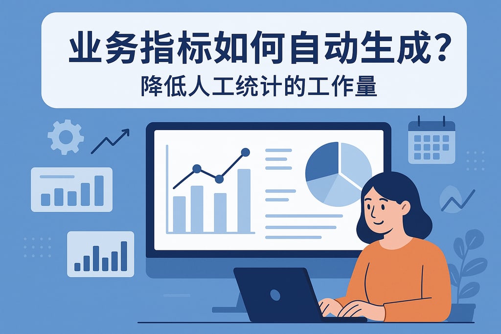 业务指标如何自动生成？降低人工统计的工作量
