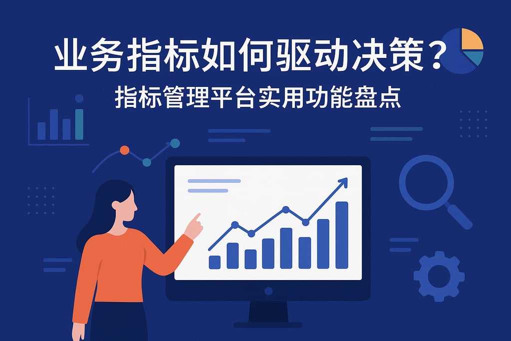 业务指标如何驱动决策？指标管理平台实用功能盘点