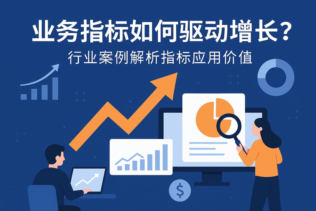 业务指标如何驱动增长？行业案例解析指标应用价值