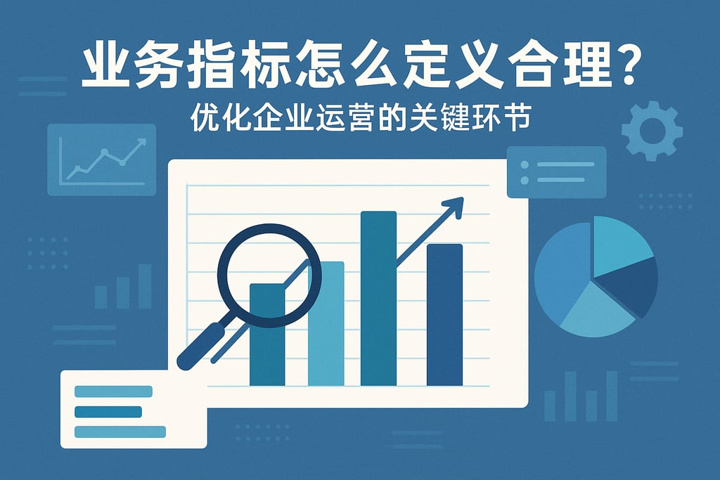 业务指标怎么定义合理？优化企业运营的关键环节