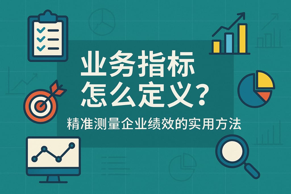 业务指标怎么定义？精准测量企业绩效的实用方法