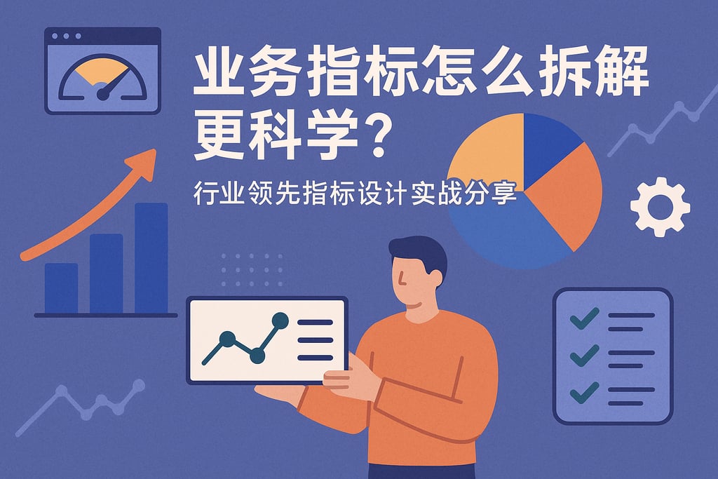 业务指标怎么拆解更科学？行业领先指标设计实战分享