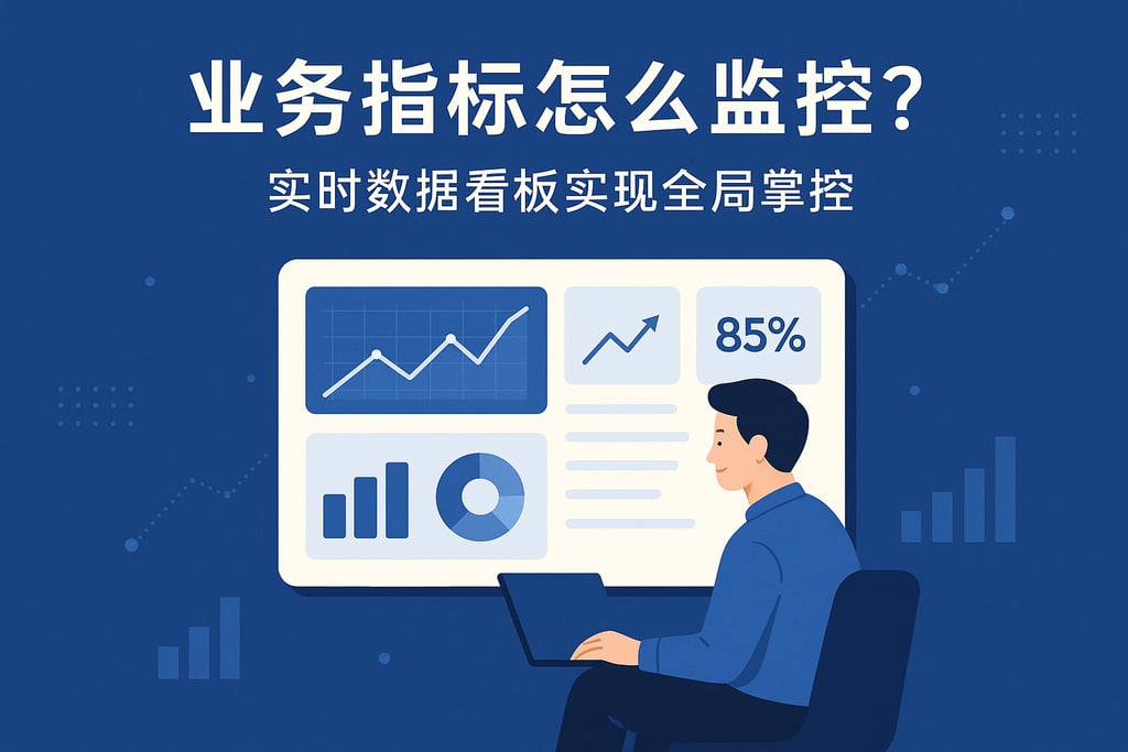 业务指标怎么监控？实时数据看板实现全局掌控