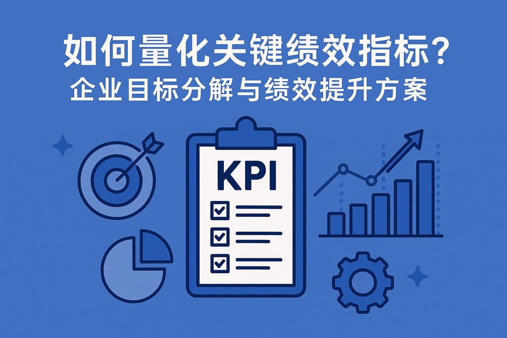 关键绩效指标如何量化？企业目标分解与绩效提升方案