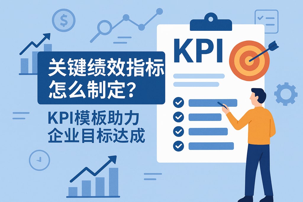 关键绩效指标怎么制定？KPI模板助力企业目标达成