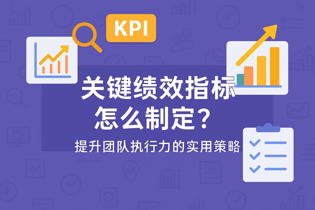 关键绩效指标怎么制定？提升团队执行力的实用策略