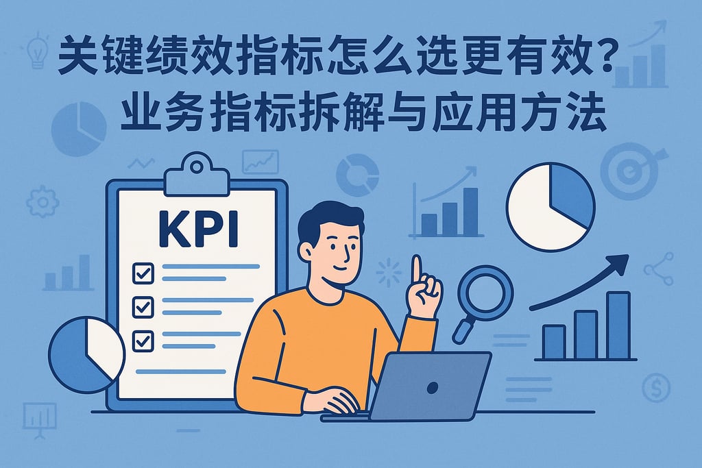 关键绩效指标怎么选更有效？业务指标拆解与应用方法