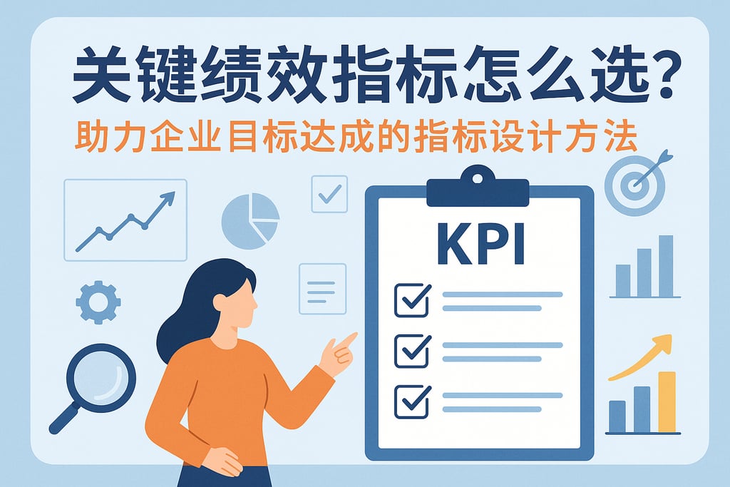 关键绩效指标怎么选？助力企业目标达成的指标设计方法
