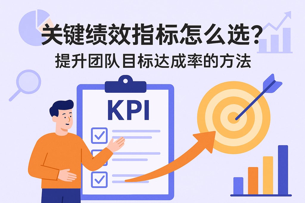 关键绩效指标怎么选？提升团队目标达成率的方法