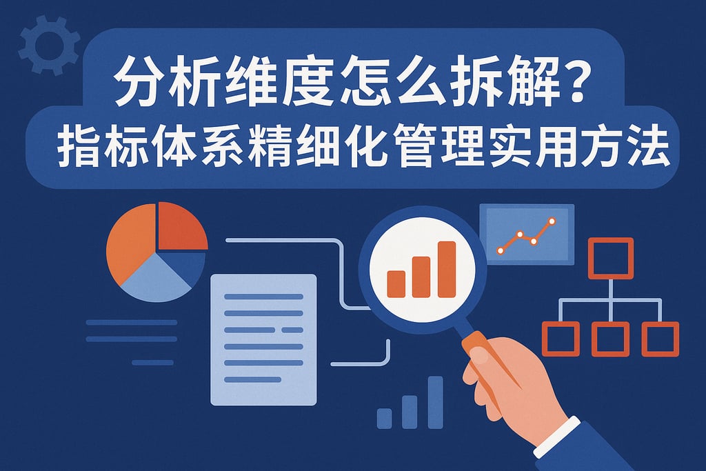 分析维度怎么拆解？指标体系精细化管理实用方法