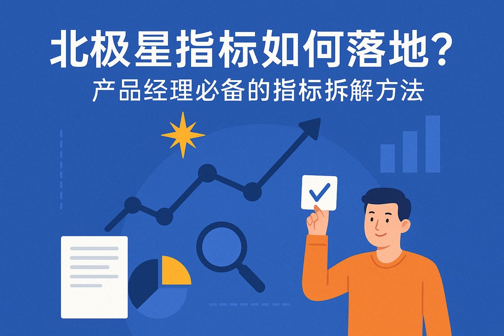 北极星指标如何落地？产品经理必备的指标拆解方法