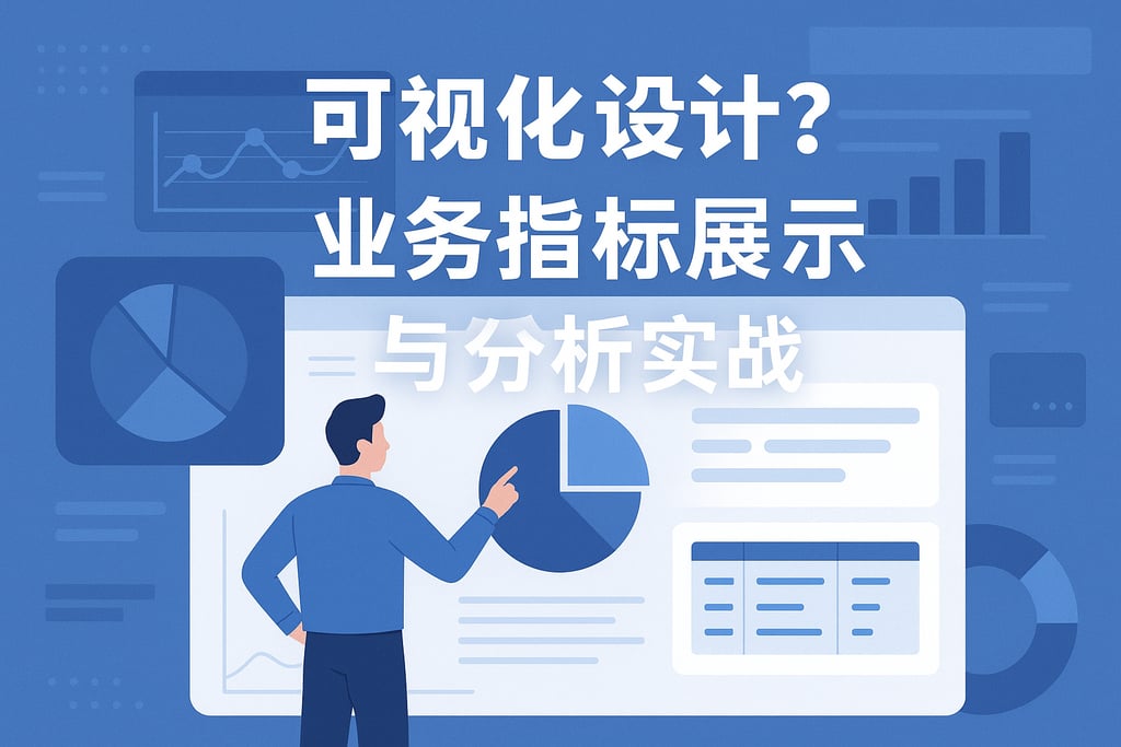 可视化方案怎么设计？业务指标展示与分析实战