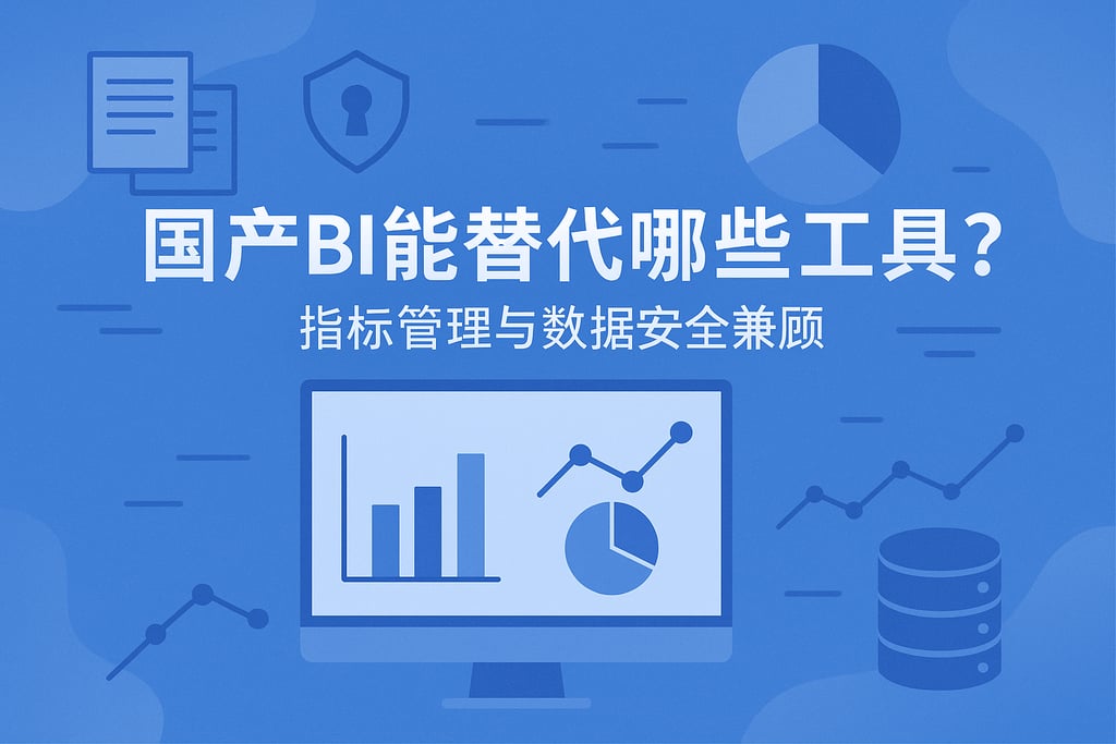 国产BI能替代哪些工具？指标管理与数据安全兼顾