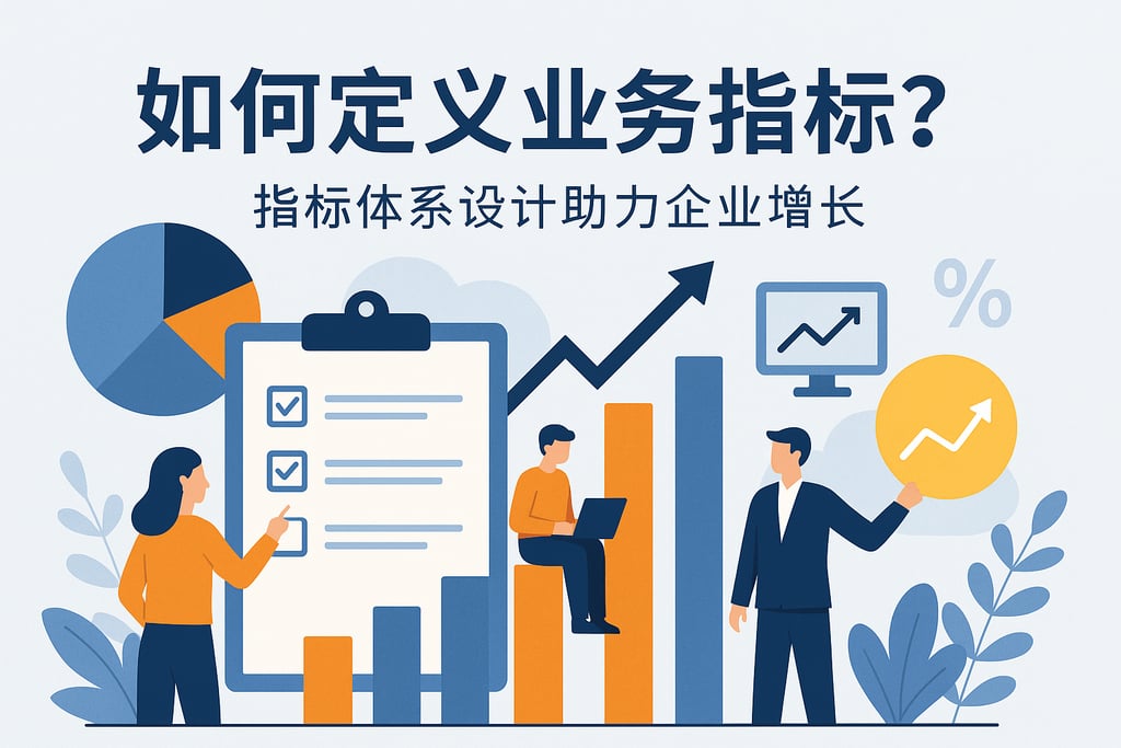 如何定义业务指标？指标体系设计助力企业增长