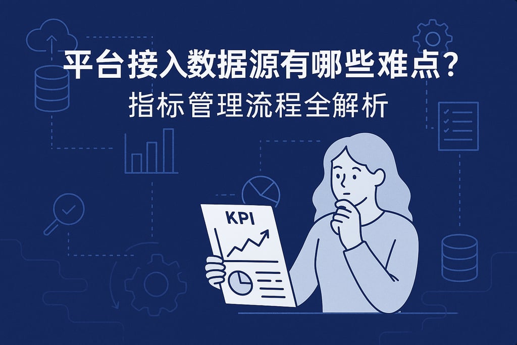 平台接入数据源有哪些难点？指标管理流程全解析