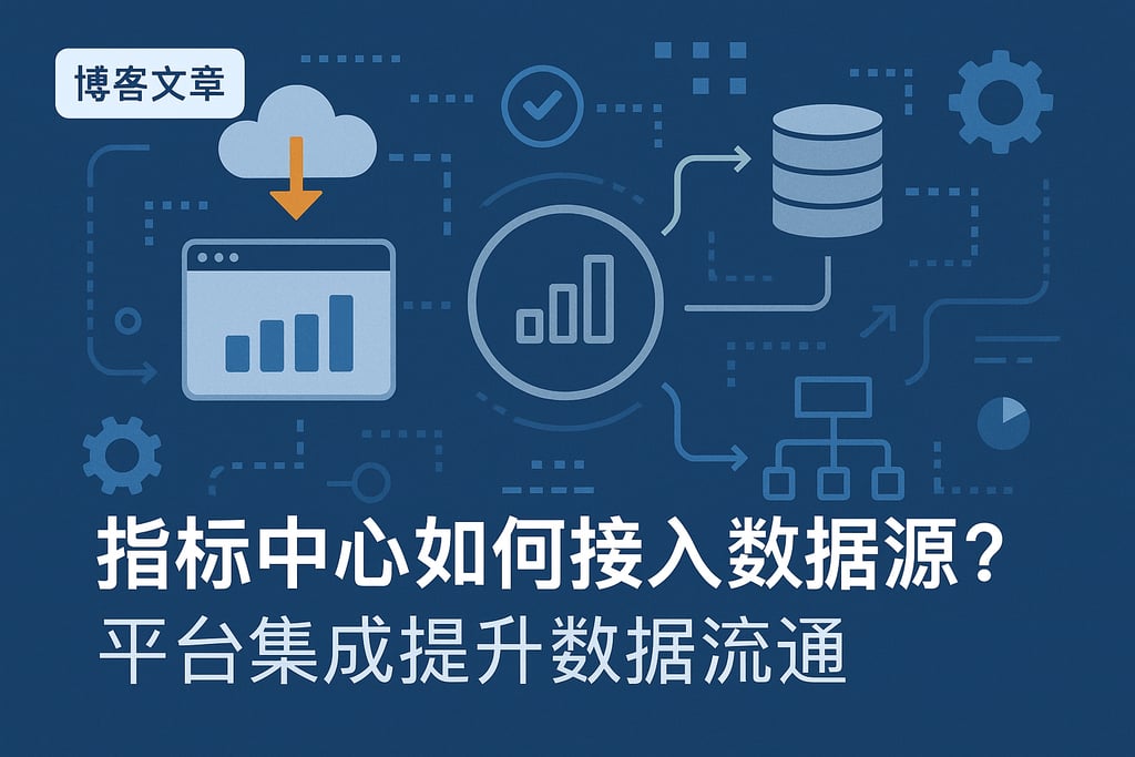 指标中心如何接入数据源？平台集成提升数据流通