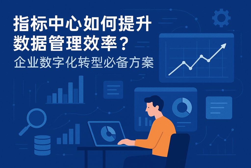 指标中心如何提升数据管理效率？企业数字化转型必备方案